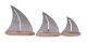 Metall-Boot auf Holzständer 22 x 21 x 5 cm 121904