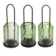 Glas Laterne Funky Jar 28x11,5cm, grün 133330