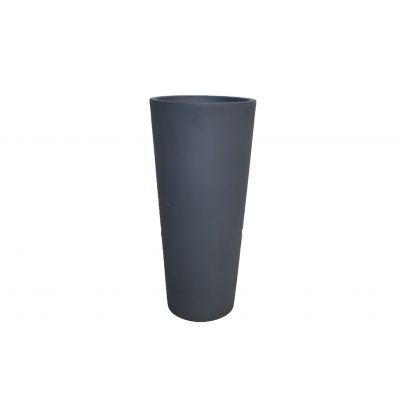 Outdoor Plast Vase Genesis H 85cm, anthra, rund 023252