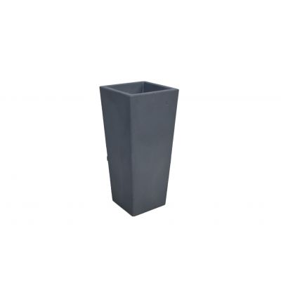 Outdoor Plast Vase Genesis H 100cm, anthrazit,quadratisch 023260