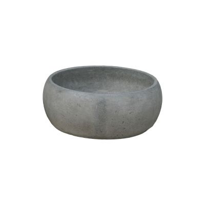 Zement-Schale D 34 H 14 cm cw-grau 051365