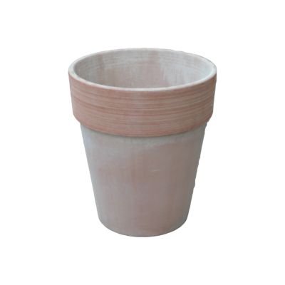 Terrac. Vase Graffiato D 15 cm  026574