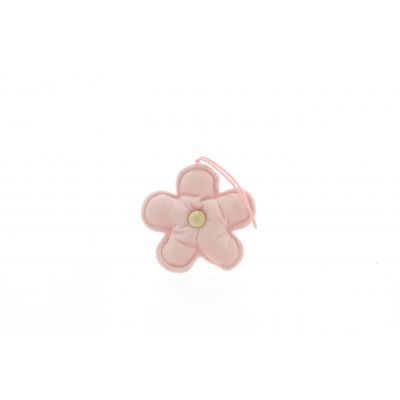 Stoff-Blume zum Hängen 11,5 x 11 x 3 cm pink 115850