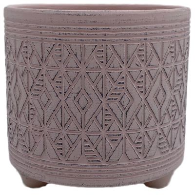 Keramik-Topf Murcia 12 x 12 x 11,3 cm pink 2ass 119721