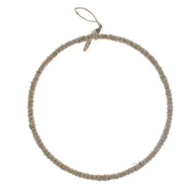 Baumwoll-Jute-Metall Ring 60 x 58 cm 122198
