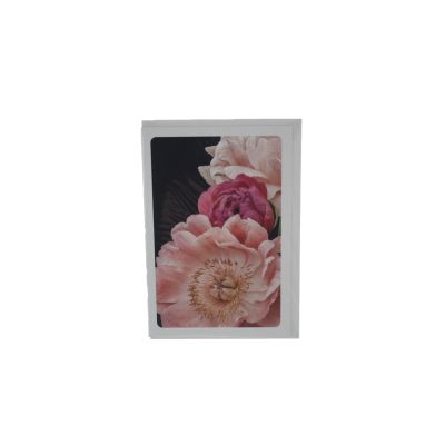 Blanco Karte (6) Eden pink peonies-dark 125225