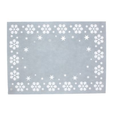 Filz-Platzdeckchen rechteckig 38 x 28 x 0,3 cm weiß 128574