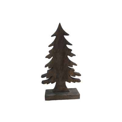 Holz-Baum 25 x 13 x 6 cm t-braun 129033