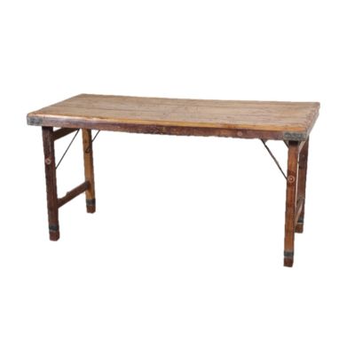 Holz-Tisch 175 x 88 x 76 cm 130252