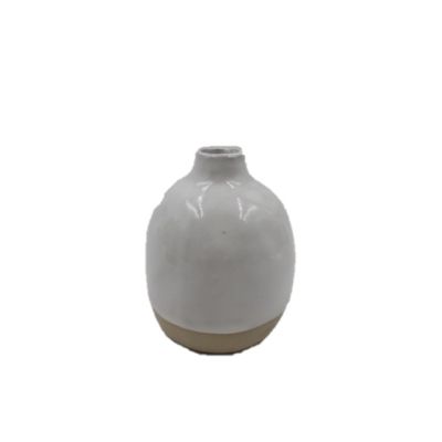 Porzellan-Vase 10,2 x 10 x 12,2 cm matt weiss 132827