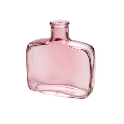 Glas Vase Flacon 11,5x4x12cm, pink 133327