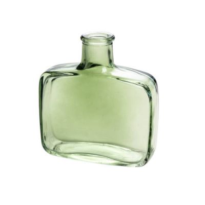 Glas Vase Flacon 11,5x4x12cm, grün 133328