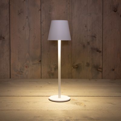 LED Tischlampe  11,5x36,5cm, matt weiß 133687