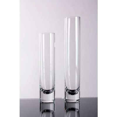 Glas Vase zylindr. klar D 4 H 18 cm 077754