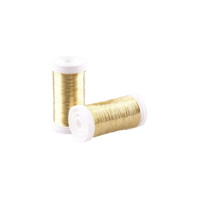 Deko-Draht Gold 0,20 mm (100 Gr) 037539